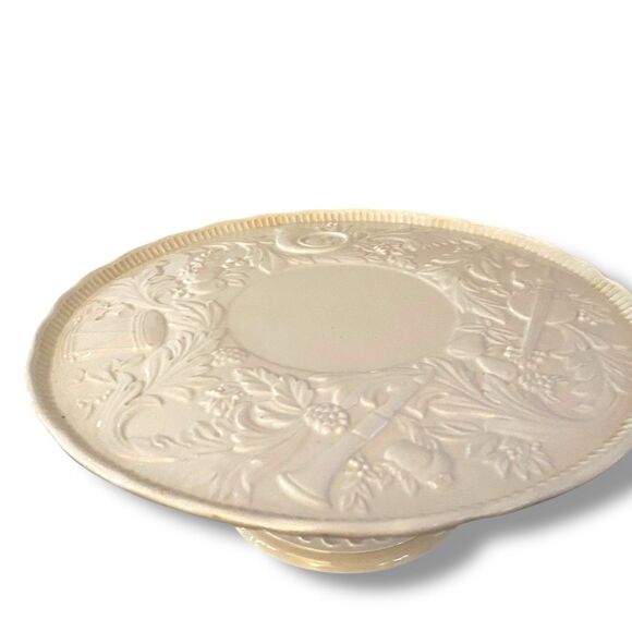 Vintage Lenox Butler's Pantry 13" Pedestal Cake Stand Elegant Holiday Hosting - Picture 10 of 12